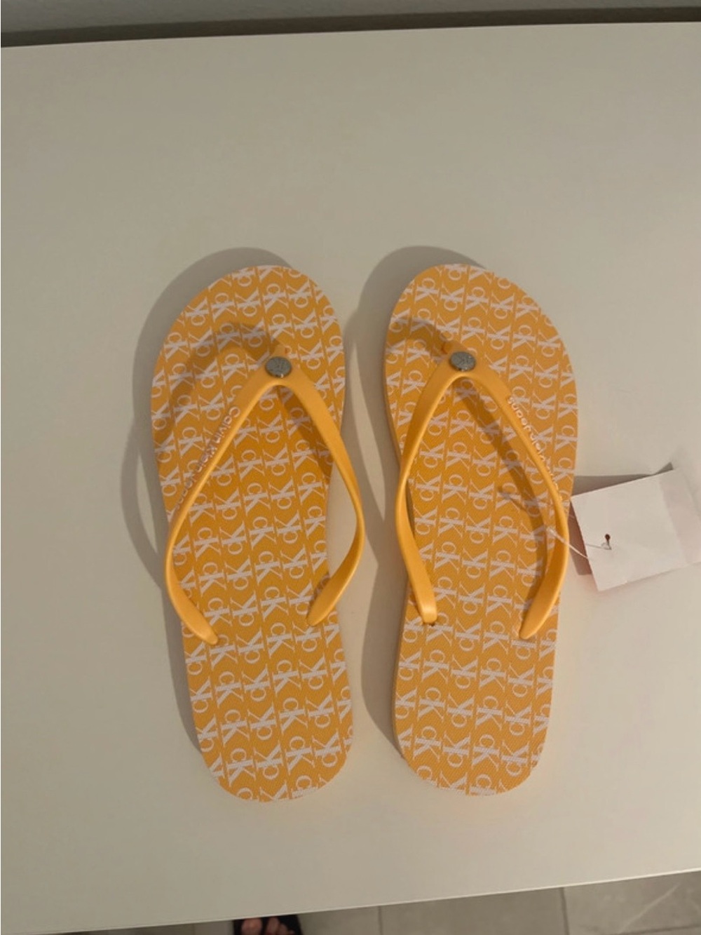 Calvin Klein Flip Flops Size 10
